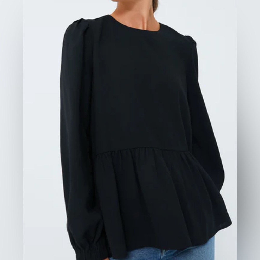 Pomander Place Black Blouse